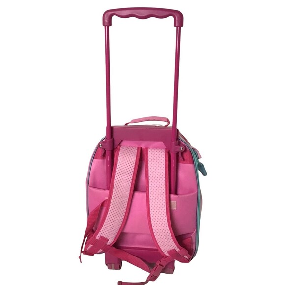 Sanrio Hello Kitty Rolling Backpack with Padded Straps and Wheel Covers - Picture 4 of 12